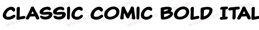 Classic Comic Bold Italic字体转换